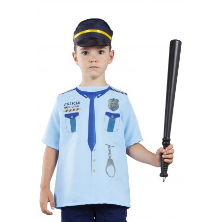 T-shirt et casquette de police