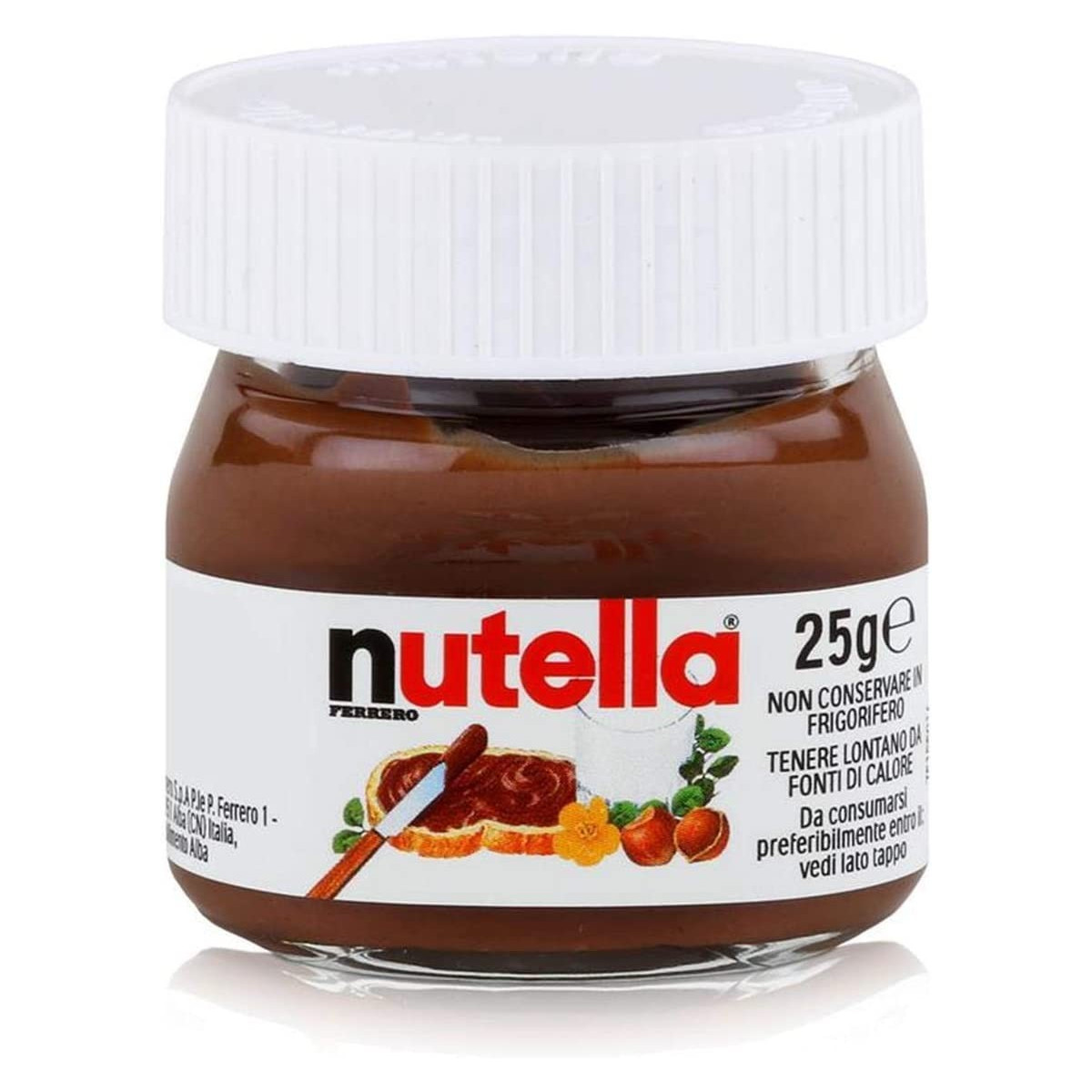 Nutella petite de 25 grammes