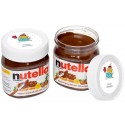 Nutella 25 grammes personnalisée sur le couvercle avec un autocollant d'anniversaire