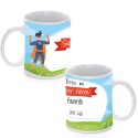 Mug pour la fête des pères personnalisé avec nom