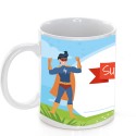 Mug pour la fête des pères personnalisé avec nom