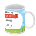 Mug pour la fête des pères personnalisé avec nom