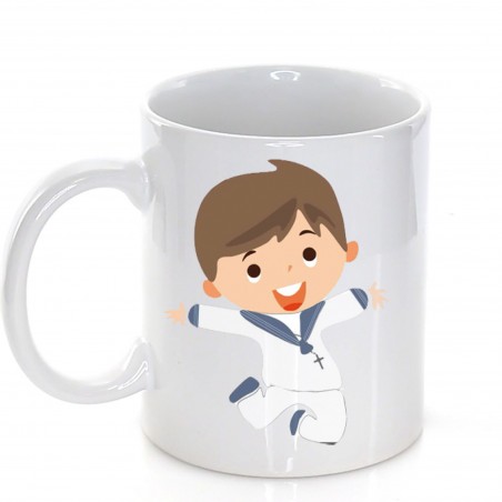 Tasse enfant communion personnalisée avec texte et nom