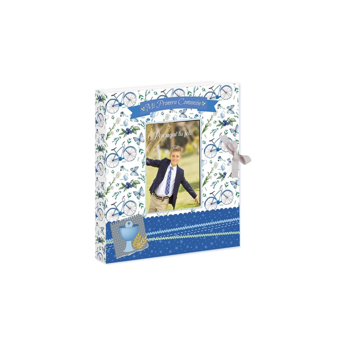 Livre enfant communion avec fermeture en ruban