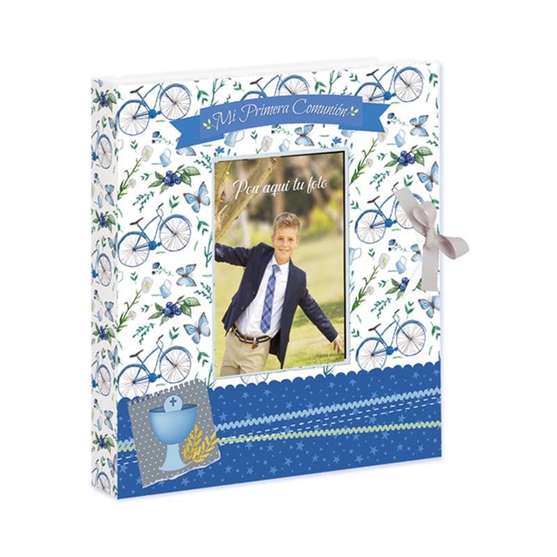 Livre enfant communion avec fermeture en ruban