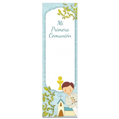 Lot de 24 marque-pages garçon communion