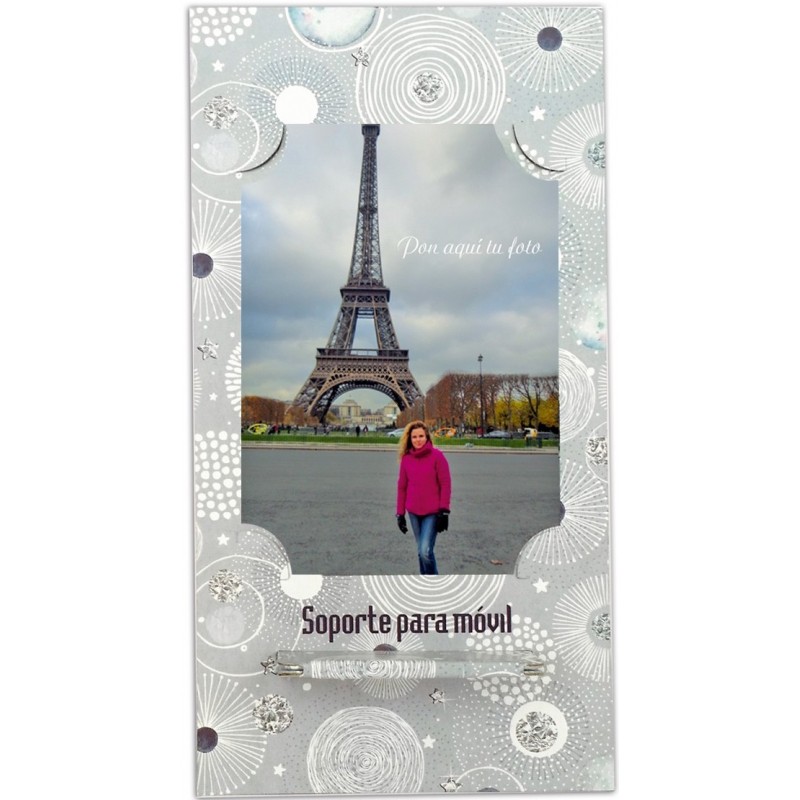 Support avec espace pour deux photos