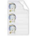 Pack de 9 autocollants enfant communion à l'autel