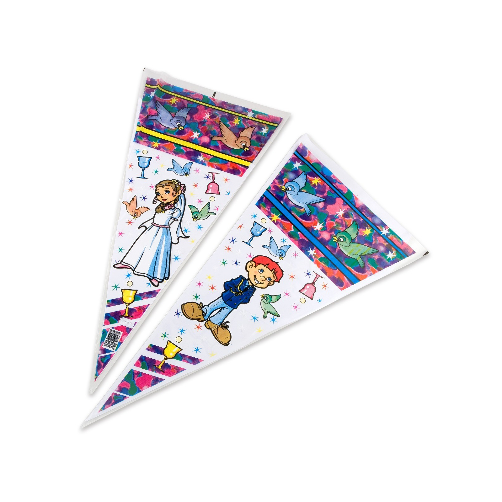 Pack de 100 sacs de communion garçon fille 25x50cm prix x 100u.