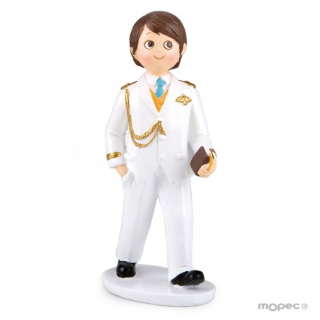 Figurine de gâteau de communion admiral boy