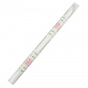 Bougie de baptême rose dans une boîte de présentation en pvc 48x1 7cm