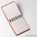 Petit carnet en kraft avec spirale
