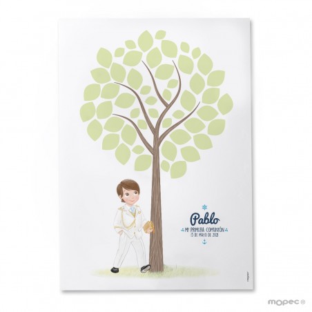 Laminage pour signatures enfant communion amiral