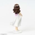 Figurine de gâteau première communion fille