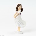 Figurine de gâteau première communion fille