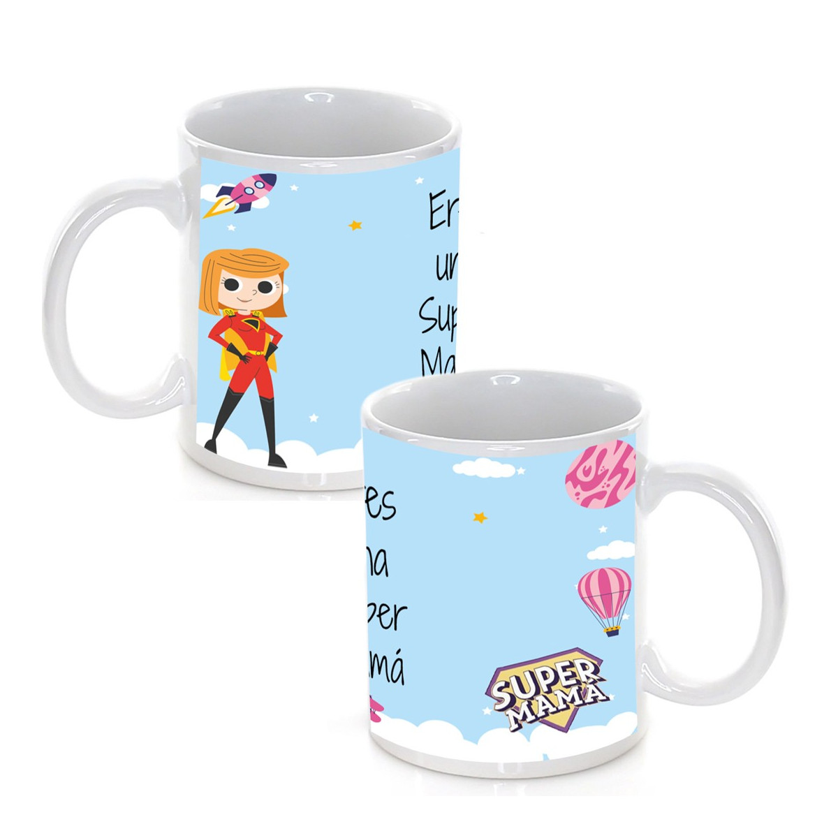 Tasse personnalisée super maman