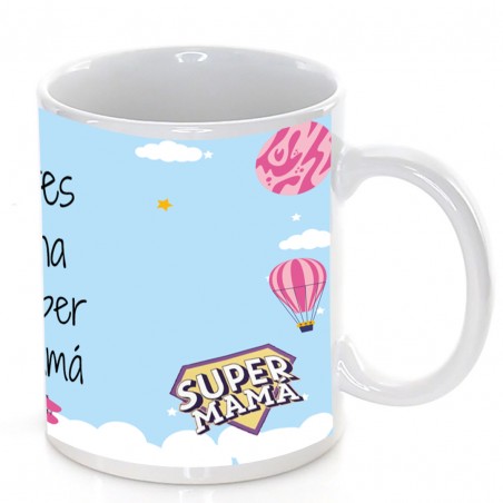 Tasse personnalisée super maman
