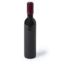 Bouteille de vin et tire-bouchon personnalisés avec le nom de l'invité, le nom de l'enfant et la date dans un sac cadeau de