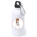Bouteille de communion fille personnalisée avec texte et nom