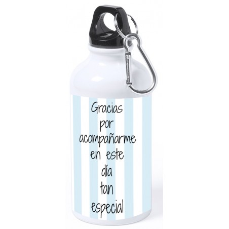 Bouteille enfant communion personnalisée avec nom et texte