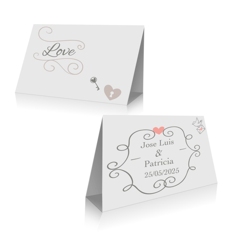 Carton de mariage pour fermeture de sac personnalisé avec nom et date Carton de mariage pour fermeture de sac personnalisé avec nom et date