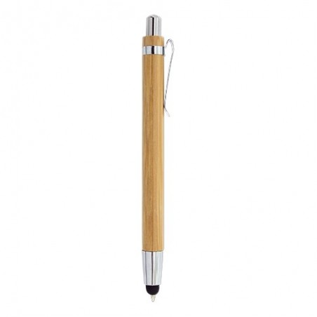 Ensemble stylo à bille et porte mine en bambou personnalisé avec nom et date
