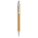 Ensemble stylo et crayon mécanique en bambou personnalisé avec nom et date