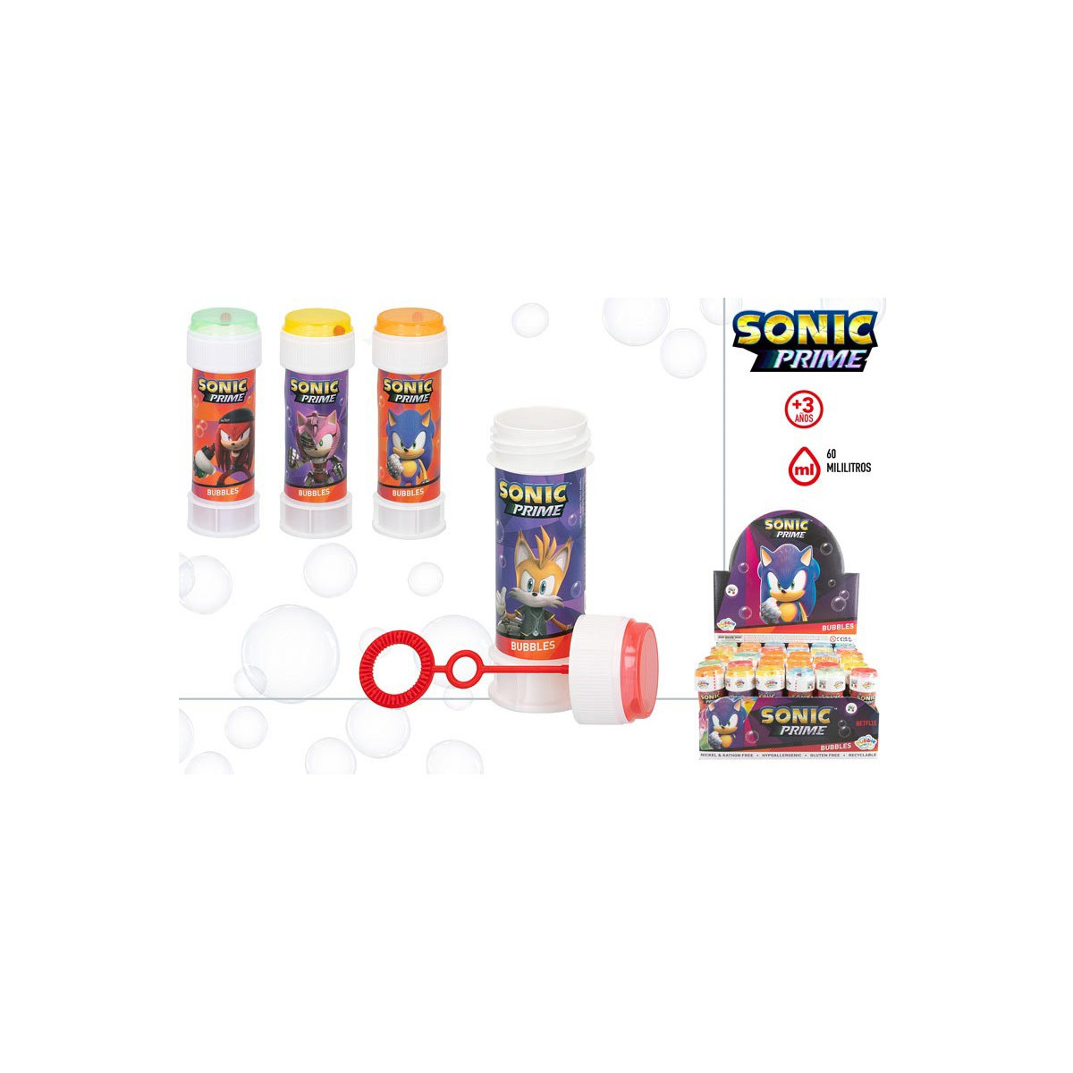 Pompes soniques assorties 60 ml