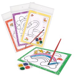 Ensemble d'art aquarelle