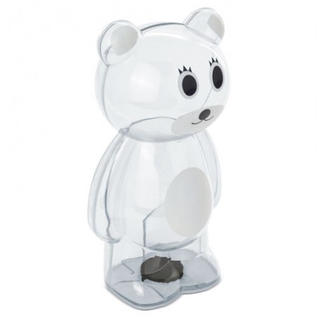 Tirelire ourson transparent