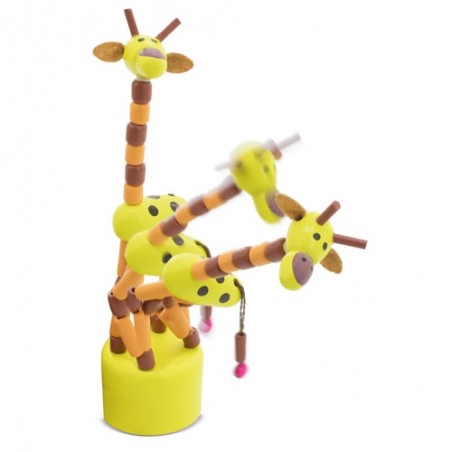 Girafe en bois dansante