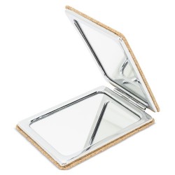 Miroir carré en liège Bianca
