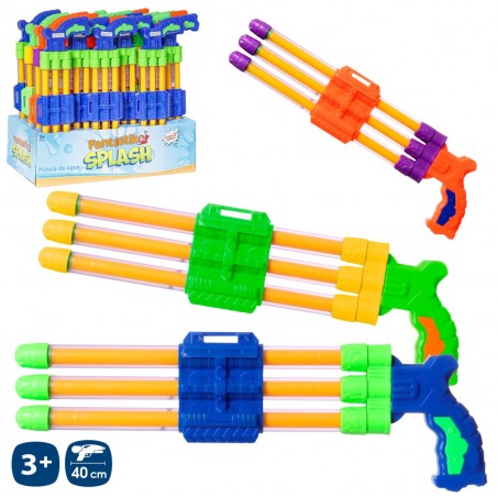 Pistolet à eau triple canon