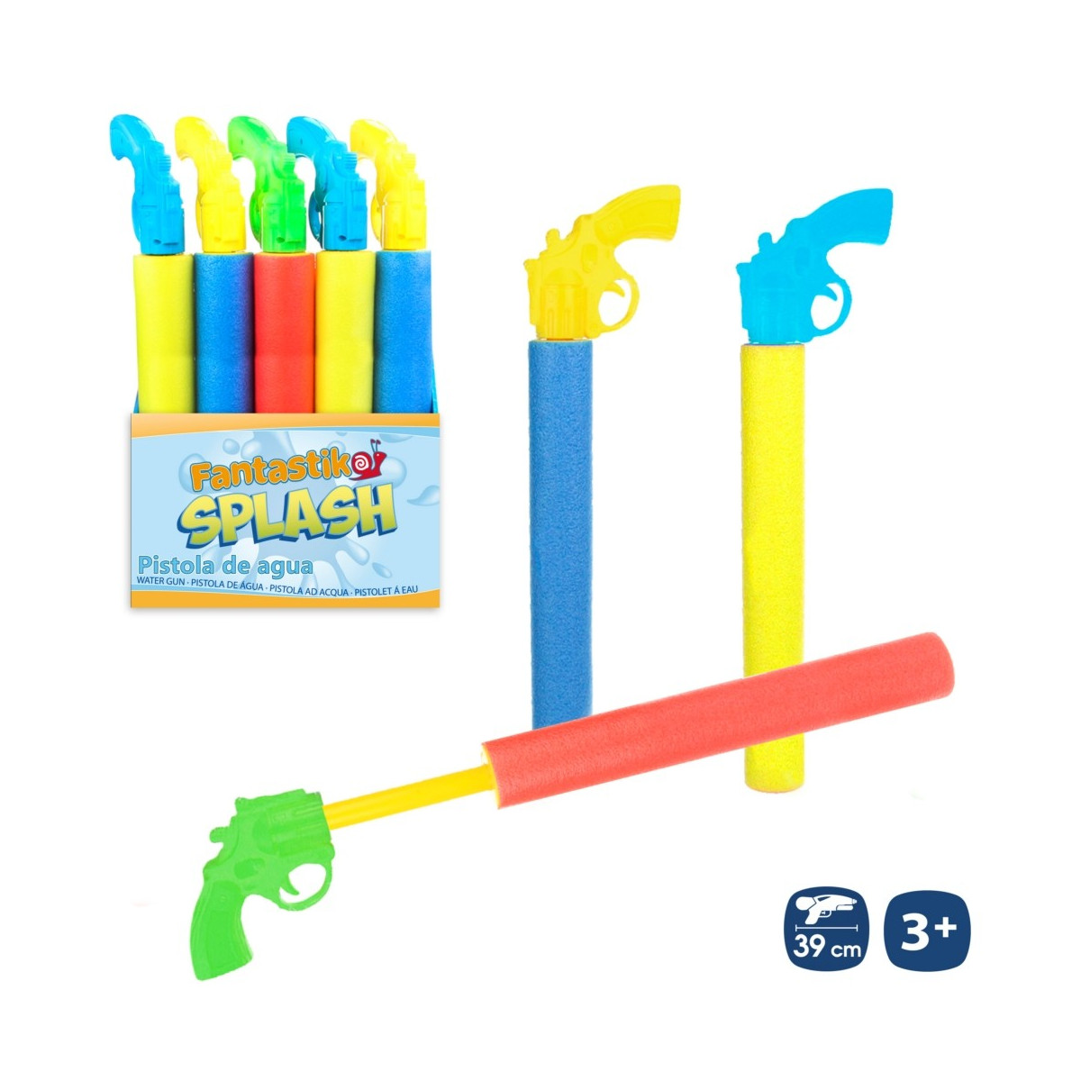 Pistolet À Eau Revolver À Mousse