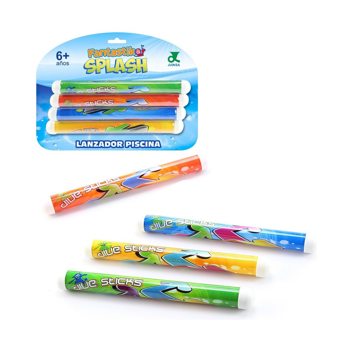 Lot de 4 poteaux lanceurs pour piscines