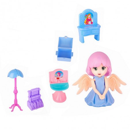 Poupée petite ange avec accessoires