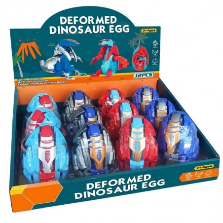 Oeuf dinosaure robot auto-dépliable