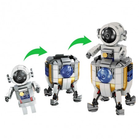 Œuf surprise de construction spatiale