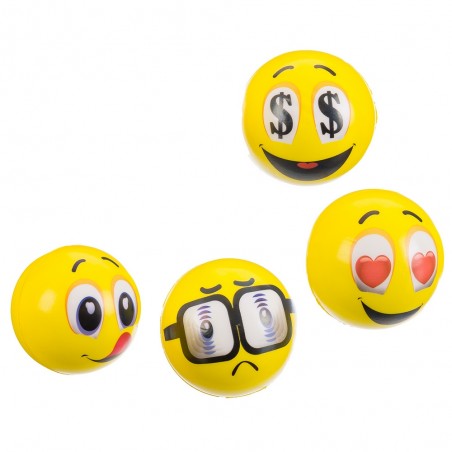Balle en mousse émoji espiègle