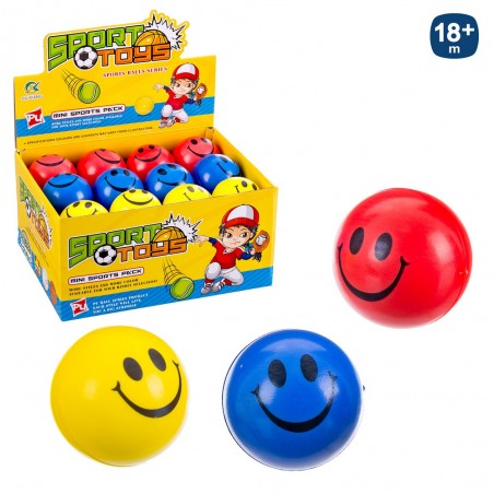 Balle en mousse emoticon