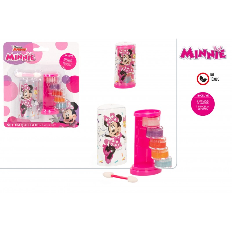 Brillant à lèvres minnie mouse tower avec pinceau
