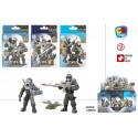 Set de montage de deux figurines de policiers