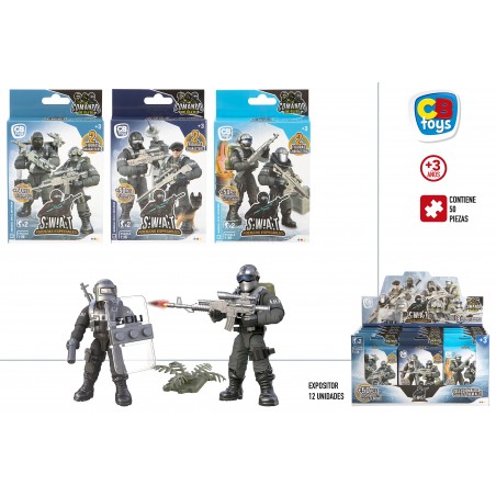 Set de montage de deux figurines de policiers