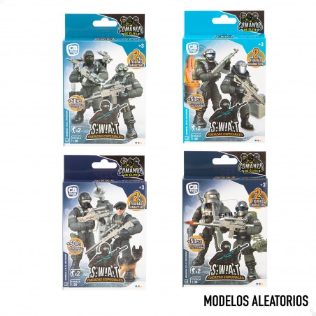 Set de montage de deux figurines de policiers
