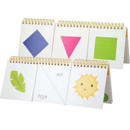 Livre éducatif pour apprendre à compter les mots et l'heure