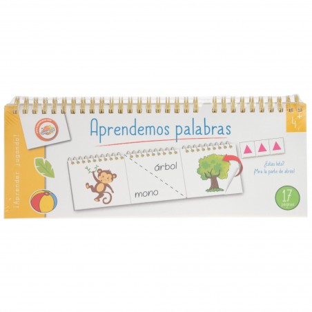 Livre éducatif pour apprendre à compter les mots et l'heure
