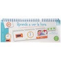Livre éducatif pour apprendre à compter les mots et l'heure