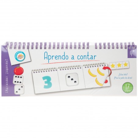 Livre éducatif pour apprendre à compter les mots et l'heure