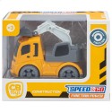 Camion de construction avec système de friction
