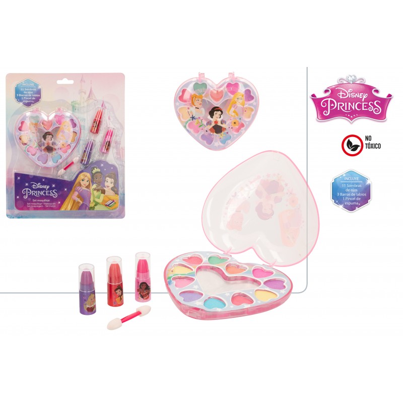 Set de maquillage princesses Disney cœur